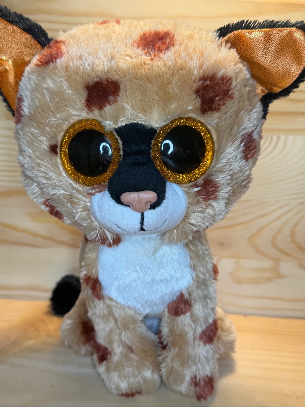 Ty Buckwheat Plush in Cream and Rust 9 inch
